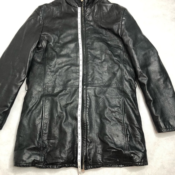 Wilson’s Leather Women’s Black Faux Fur Lined Coat - Picture 14 of 15